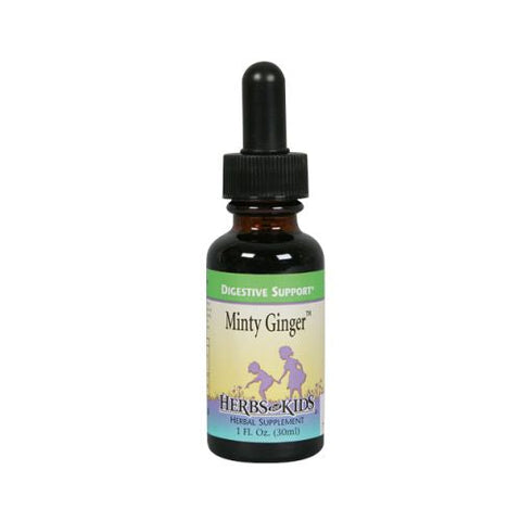 Herbs For Kids, Minty Ginger Blend Alcohol-Free, 1 Fl Oz Herbs For Kids