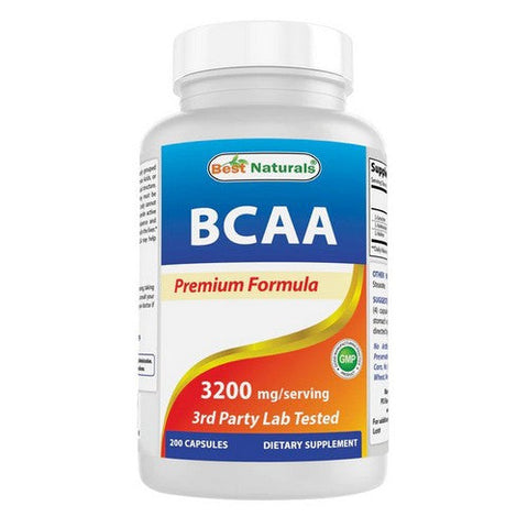 Best Naturals, BCAA Branch Chain Amino Acid, 800 Mg, 200 Caps Best Naturals