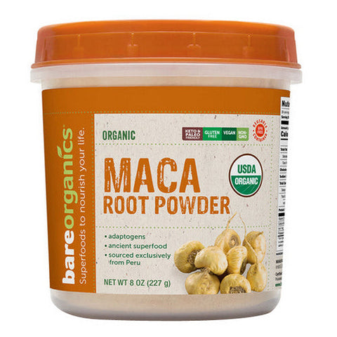 Bare Organics, Organic Maca Powder, 8 Oz Bare Organics