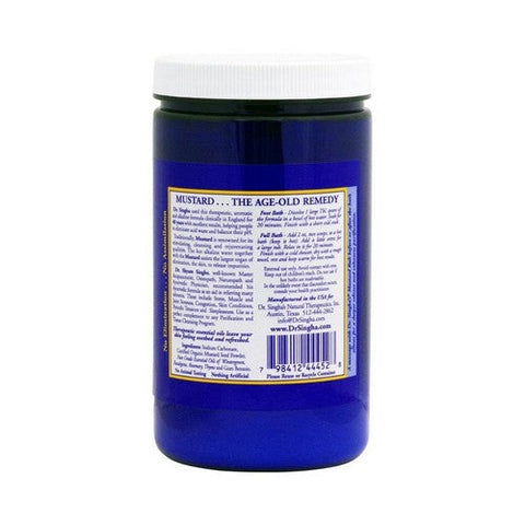 Dr. Singhas Mustard Bath, Mustard Bath Original Ayurvedic Bath Salts Formula, 28 Oz