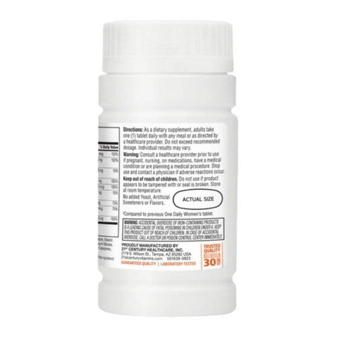 21st Century, One Daily Women'S Multivitamin Multimineral, 100 Tabs 21st Century