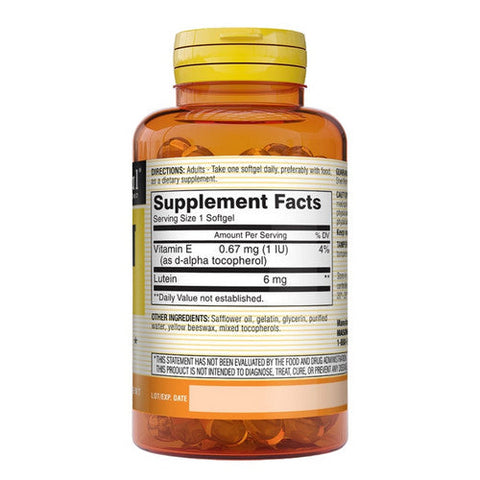 Mason, Lutein Softgels, 6 Mg, 60 Caps Mason