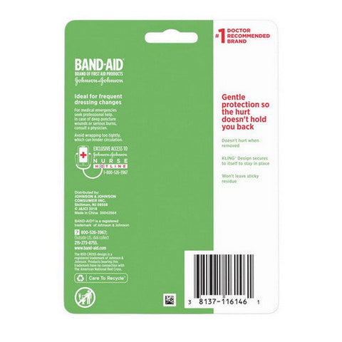 Band-Aid, Hurt Free Wrap MediumFirst Aid Hurt Free Wrap Medium, 1Each Band-Aid