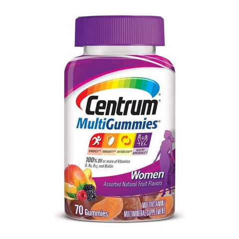 Centrum, Multigummies Women Natural Cherry Berry And Apple, 70 Each Centrum