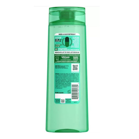 Garnier Fructis, Pure Clean Aloe Extract Fortifying Shampoo, 12.5 Oz Garnier Fructis