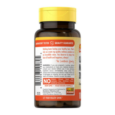 Sundance, Calcium Magnesium Zinc Coated Caplets, 100 Tabs Sundance
