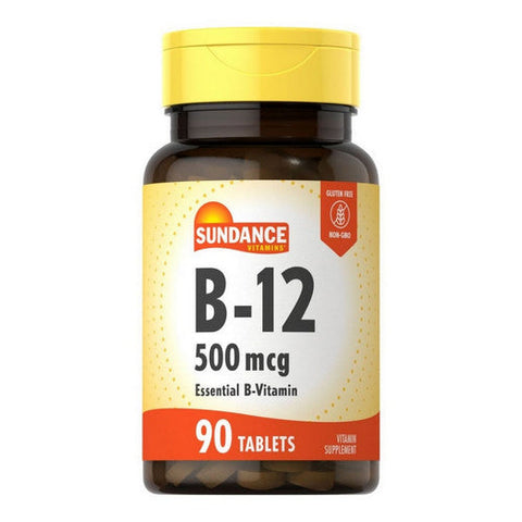Sundance, Vitamins B-12, 500 mcg, 90 Tabs Sundance