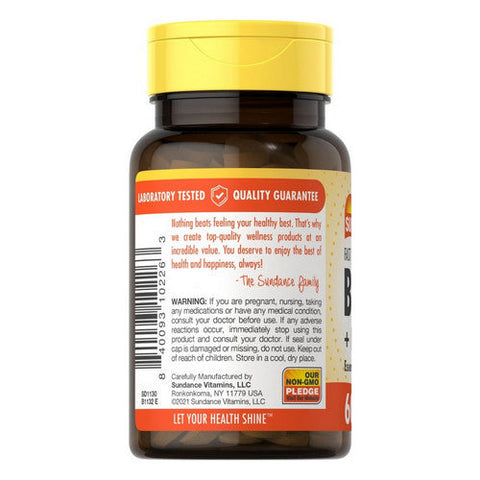 Sundance, Vitamin B12 Plus Folic Acid, 2500 Mcg, 60 Tabs Sundance