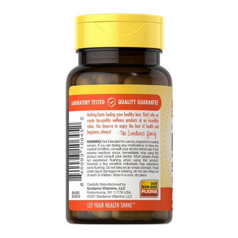Sundance, Niacin Inositol Hexanicotinate Quick Release, 500 mg, 50 Caps Sundance