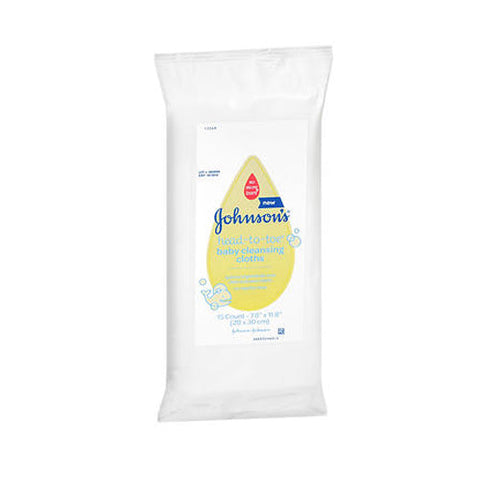 Aveeno, Johnson'S Head-To-Toe Baby Cleansing Cloths, 15 Each