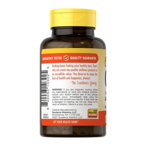 Sundance, Vitamin C With Bioflavonoids And Rose Hips, 1000 Mg, 100 Tabs Sundance