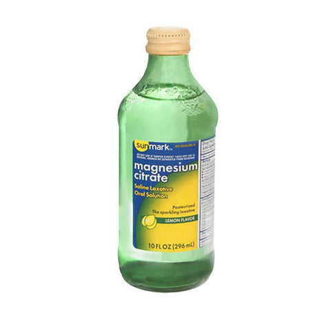 Sunmark, Magnesium Citrate Oral Solution Lemon Flavor, 10 Oz