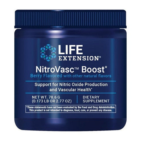 Life Extension, NitroVasc Boost Berry Flavor, 78.60 Grams