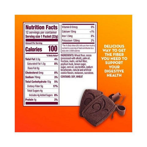 Metamucil, Fiber Thins Chocolate, 24 Count Metamucil