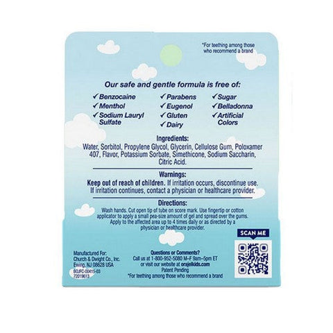 Baby Orajel, Daytime Cooling Gel For Teething Drug-Free, 0.33 Oz Baby Orajel