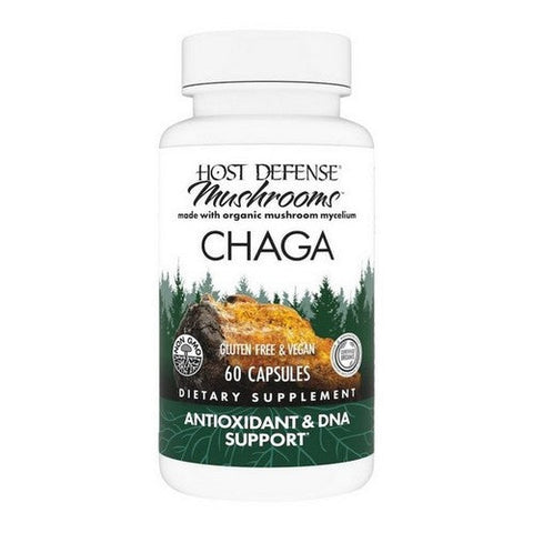 Host Defense, Chaga Capsules, 60 Count Host Defense