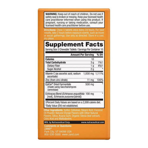 Zand, Immune Fast, 30 Count Zand