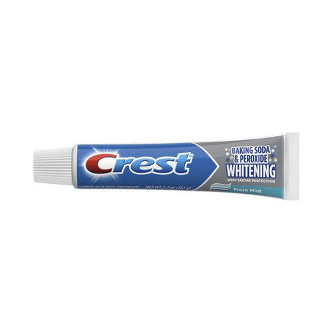Crest, Whitening With Tartar Protection Toothpaste Baking Soda And Peroxide Fresh Mint, 5.7 Oz Crest