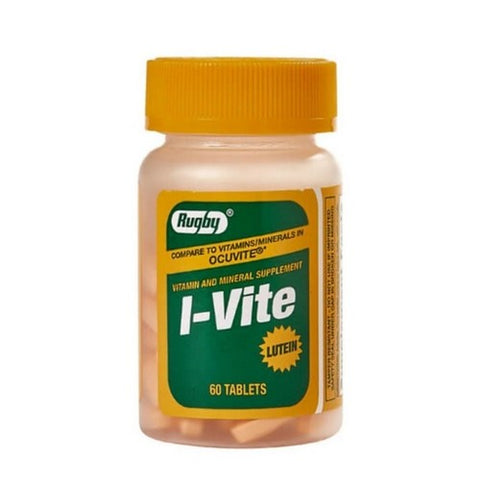 Major Pharmaceuticals, Multivitamin Supplement I-Vite Beta Carotene / Ascorbic Acid 1000 IU - 200 mg Strength Tablet 60 per, Count of 1