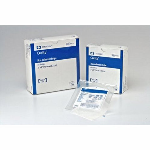 Cardinal, Oil Emulsion Impregnated Dressing Curity 3 X 3 Inch Mesh / Knitted Fabric Oil Emulsion Blend Sterile, Case Of 12 Cardinal