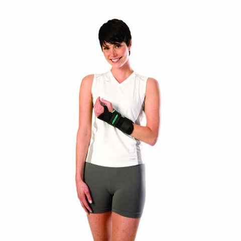 DJO, Wrist Brace AirCast  A2 Nylon / Foam Right Hand Black Large, Count of 1 DJO