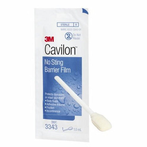 3M, Cavilon No Sting Skin Barrier Applicator 26 to 62% Strength Hexamethyldisiloxan, 1 Ml, Box Of 25
