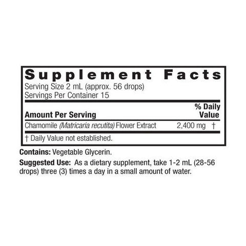 Nature's Answer, Chamomile Extract Alcohol Free, 2400 Mg, 1 Oz Nature's Answer