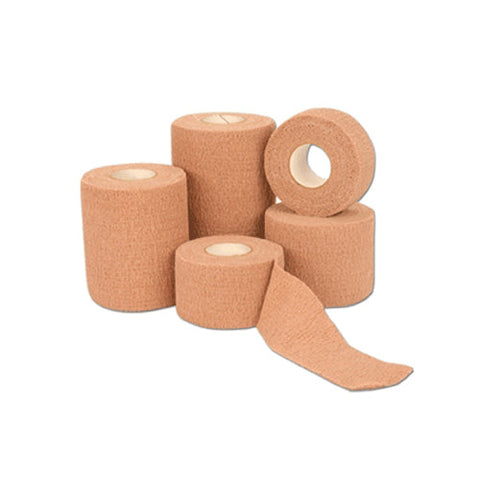 Andover Coated Products, Cohesive Bandage CoFlex Ã‚Â·LF2 2 Inch X 5 Yard Standard Compression Self-adherent Closure Tan Sterile, Count of 1 Andover Coated Products