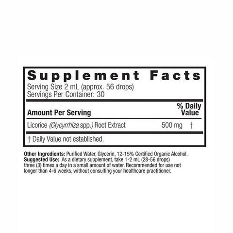 Nature's Answer, Licorice Root Extract Low Alcohol, 2000 Mg, 2 Oz Nature's Answer