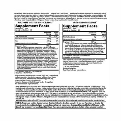 Nature's Secret, Ultimate Cleanse, 120 + 120 Tabs Nature's Secret