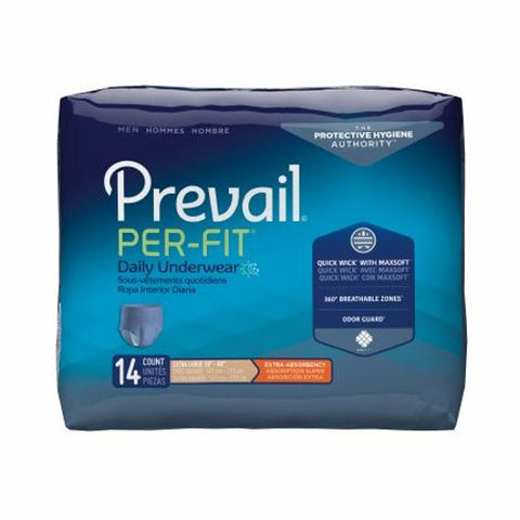 First Quality, Per-Fit Protective Underwearfor Men Extra Large Extra Absorbency, Count of 14 First Quality