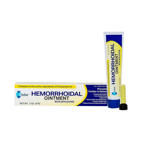 Globe, Hemorrhoid Ointment With Applicator, 2 Oz Globe
