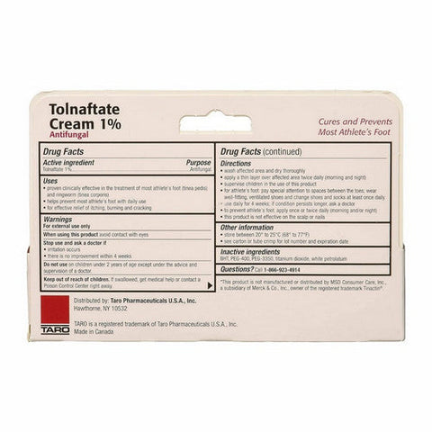 Taro, Tolnaftate Anti-Fungal Cream, 0.5 Oz Taro