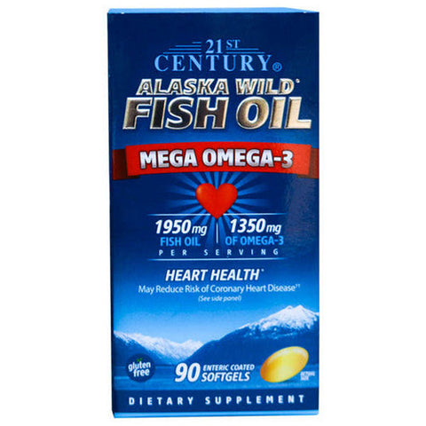 Alaska Wild Fish Oil 90 Softgels by 21st Century