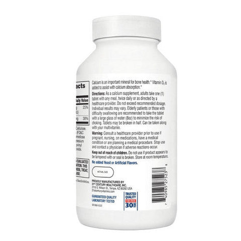 21st Century, Calcium Plus Vitamin D3, 500mg, 400 Tabs 21st Century