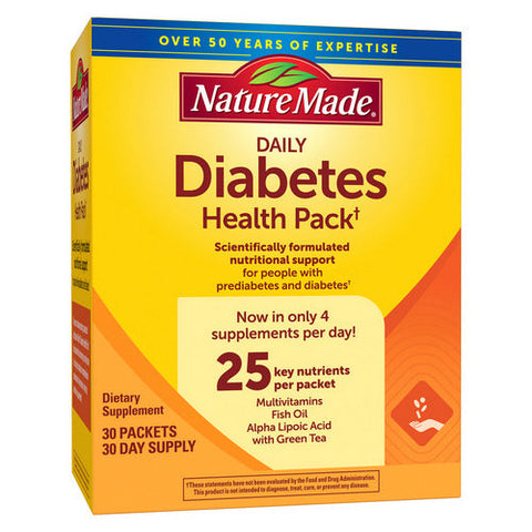 Daily Diabetes Health Pack 30 Count by Nature Made