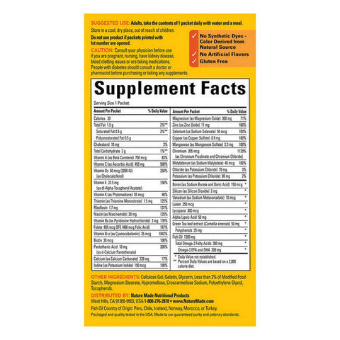 Nature Made, Daily Diabetes Health Pack, 30 Count Nature Made