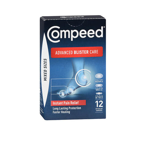 Compeed, Advanced Blister Care Gel Cushions Mixed Sizes, 12 Each