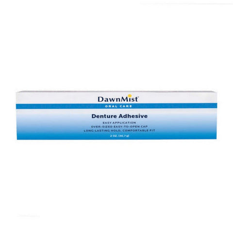 DawnMist, Denture Adhesive Cream, 2 Oz Box Of 36 DawnMist