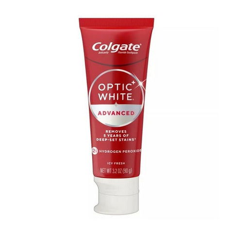 Colgate, Colgate Optic White Advanced Whitening Toothpaste Icy Fresh, 3.2 Oz Colgate