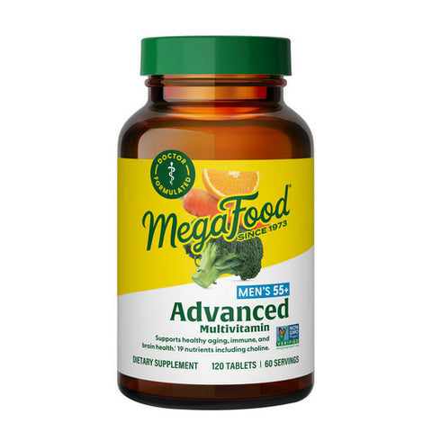 Men's 55+ Advanced Multivitamin 120 Tabs by MegaFood