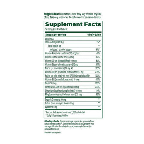 MegaFood, Women'S One Daily Multivitamin Mixed Berry Flavor, 30 Soft Chews