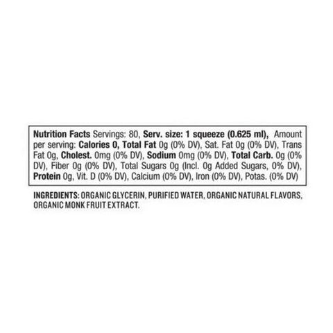 Sweetleaf Stevia, Organic Monk Fruit Strawberry Guava Water Enhancer, 1.7 Oz Sweetleaf Stevia