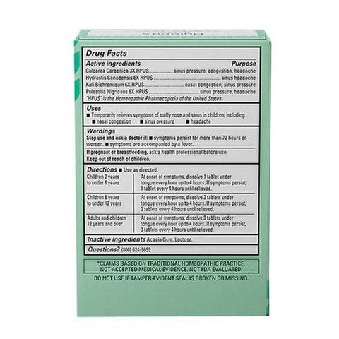 Hylands, Kids Stuffy Nose And Sinus 2-12 Years, 50 Count Hylands