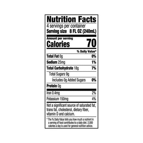 Rw Knudsen Family, Just Cranberry Juice, Case of 6 X 32 Oz Rw Knudsen Family