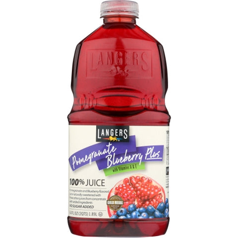 Juice Pomegrante Blubry 1 Case of 8 X 64 Oz by Langers