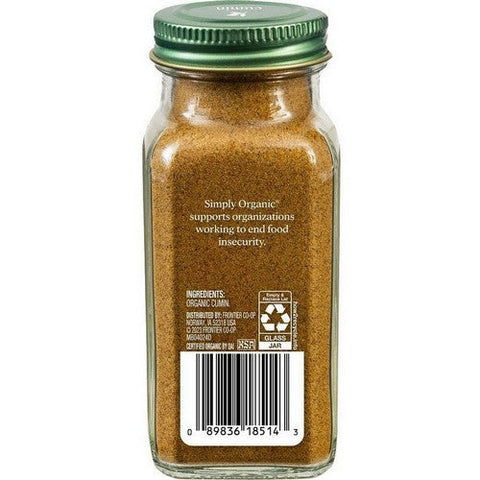 Simply Organic, Cumin Seed Ground, 2.31 Oz Simply Organic
