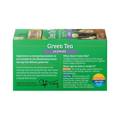 Twinings, Jasmine Green Tea, 20 Bags(Case Of 6) Twinings