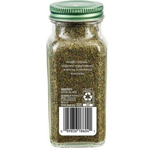 Simply Organic, Organic Dill Weed, 0.81 Oz(Case Of 6) Simply Organic