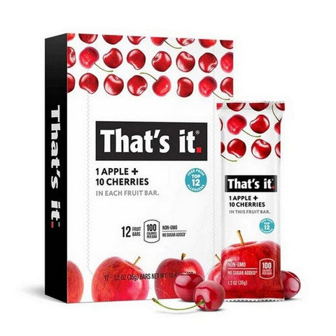 That's It, Apple & Cherry Fruit Bar, 1.2 Oz(Case Of 12) That's It